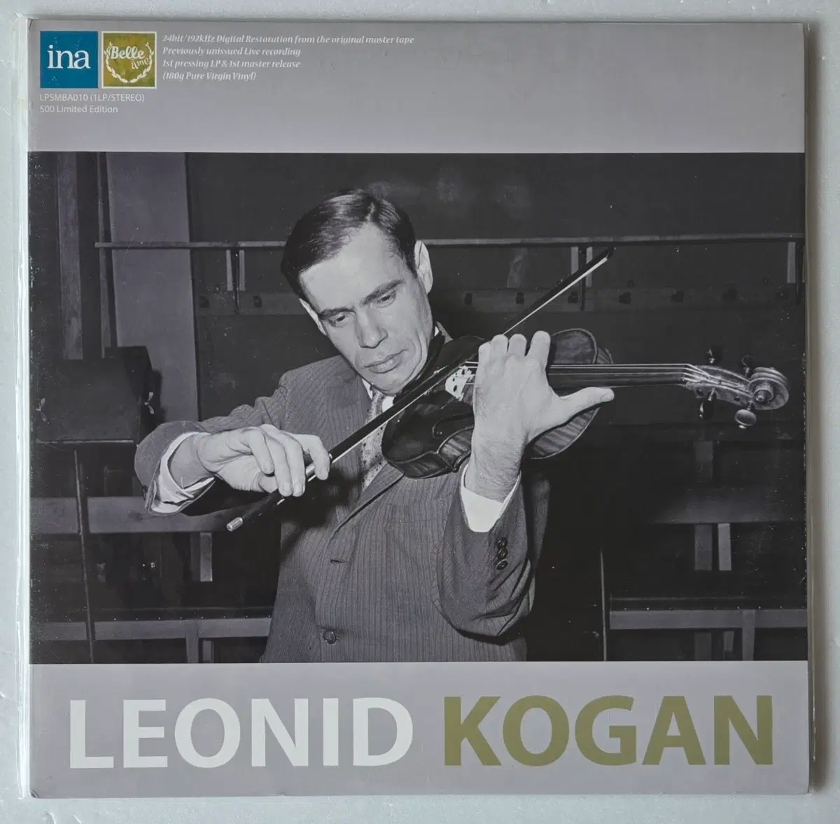Leonid Kogan - Beethoven Violin Concerto LP (sealed, live recording 1977, 500 limited edition out of print)