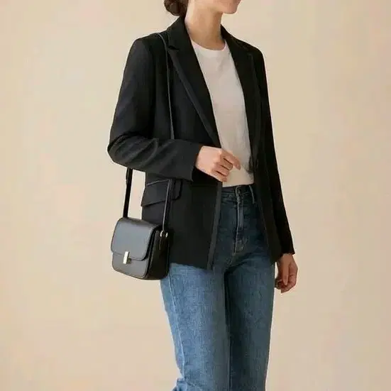 SI 여성 블랙 자켓 90
