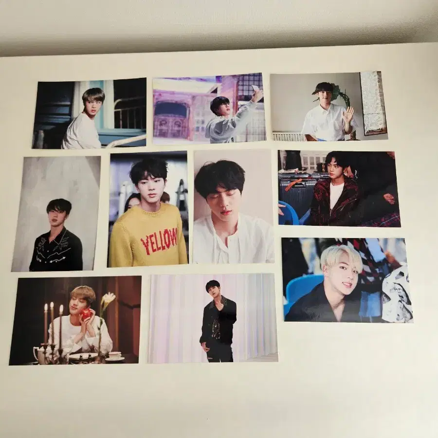 석진 오늘 인화사진 10장 일괄 bts poca pc