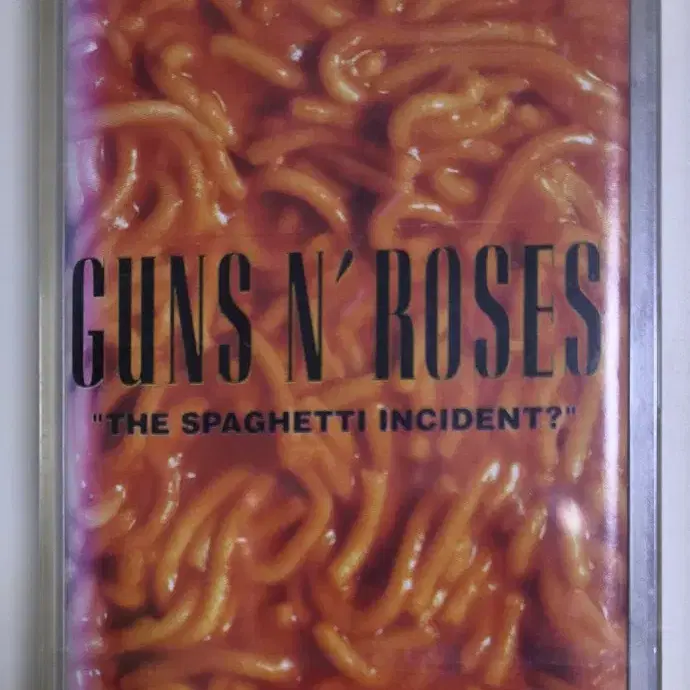 건즈 앤 로지스 - Spaghetti Incident (미개봉 카세트테이프)