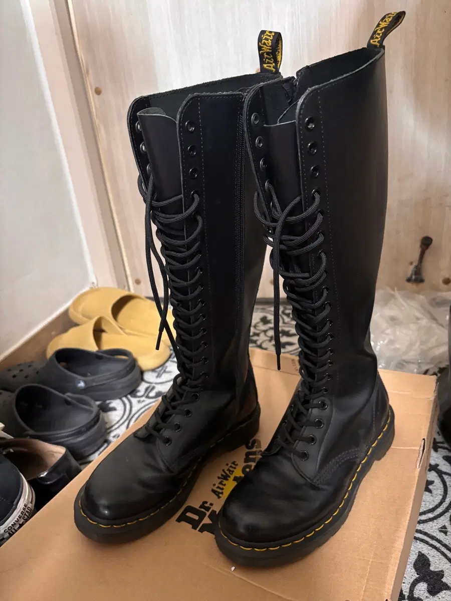Dr. Martens Long Boots Black