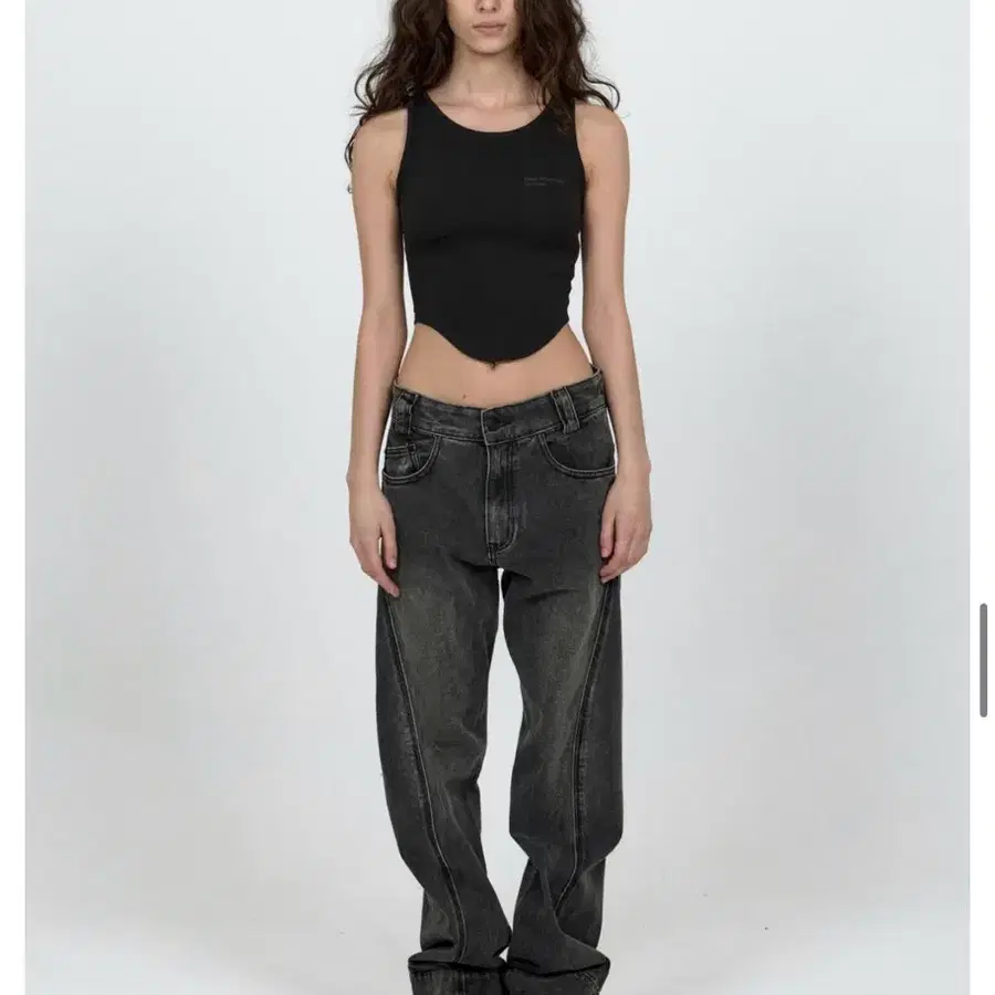 플라스틱프로덕트 MPa DRIFT DENIM PANTS (GREY) 데님팬츠