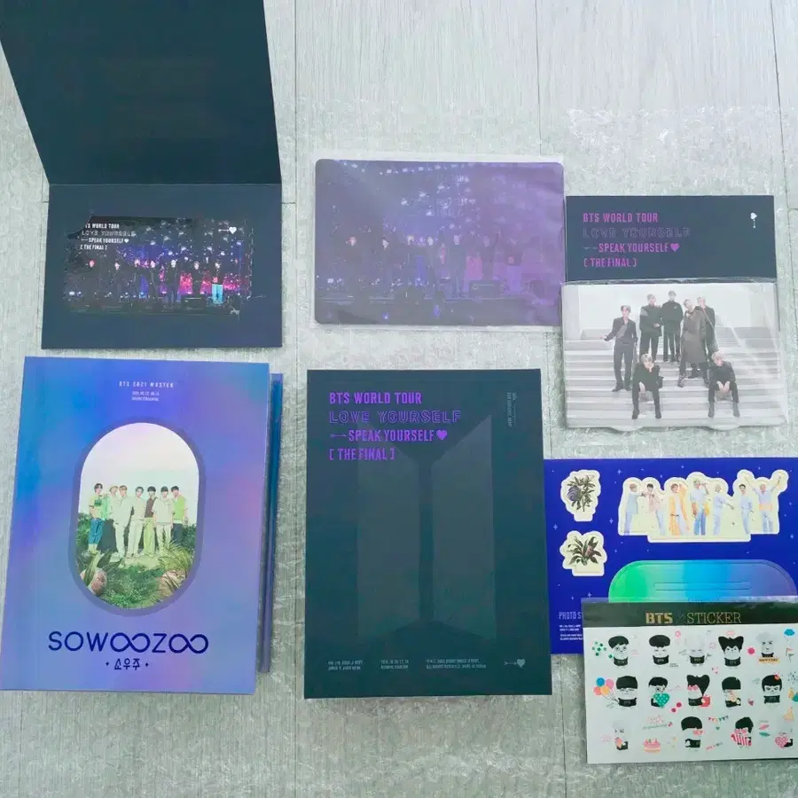 BTS 소우주 2021 DVD + LOVE YOURSELF SPEAK YOURSELF THE FINAL 스픽콘 스파콘 파이널 블루레이