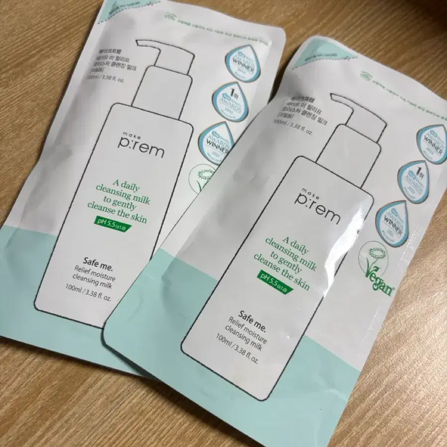 메이크프렘 클렌징밀크 100ml 2개 일괄