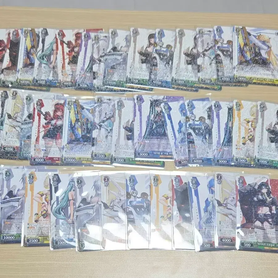 바이스슈발츠 니케 TCG 카드 RR등급 42장 (1카톤분량)