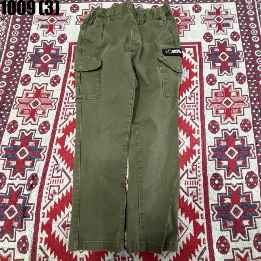 내셔널지오그래픽 카고 아동 바지 카키 140cm 11세