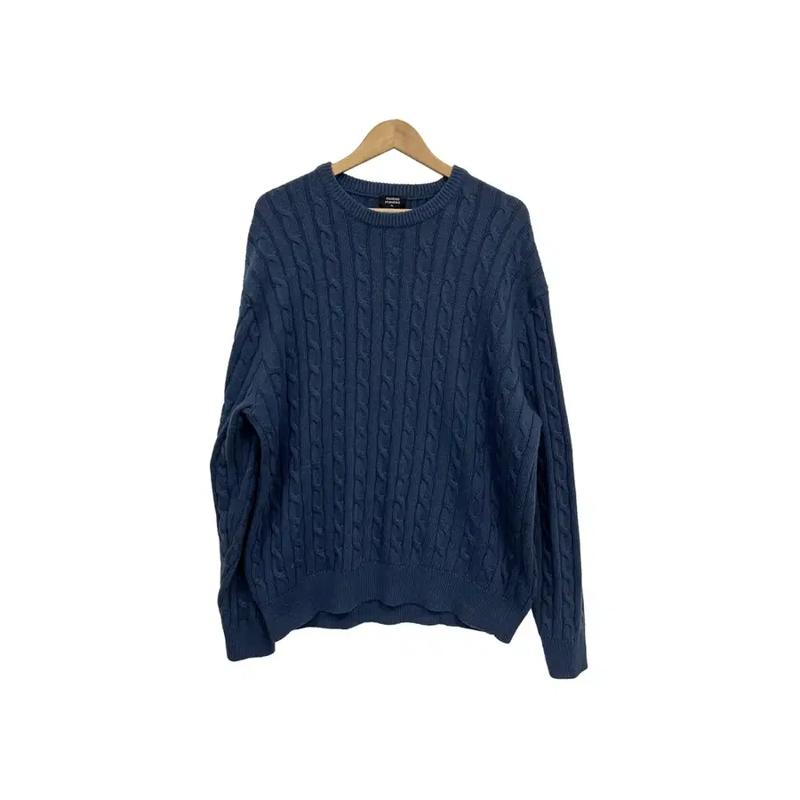 [105/XL] 무신사스탠다드 꽈배기 케이블 캐시미어 오버핏 니트