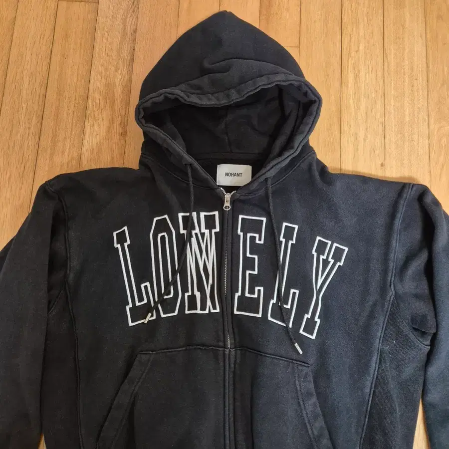[S]노앙 LONELY 후드집업 블랙