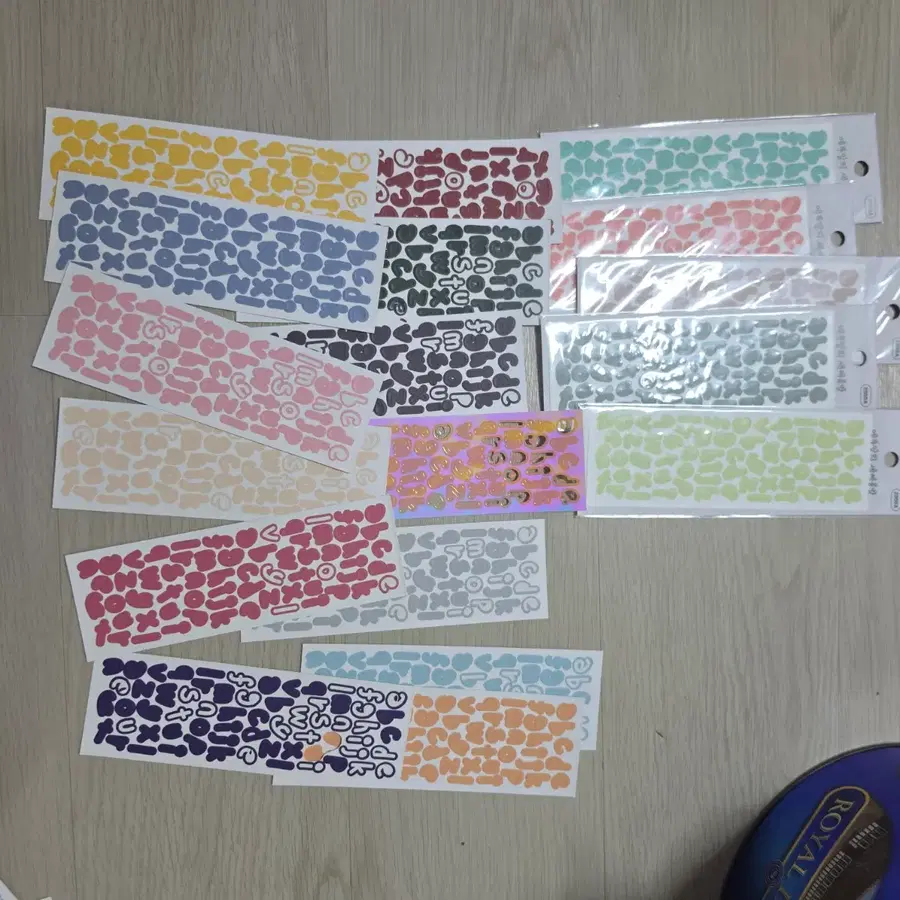 에뚜알의 세삐공방 알파벳 스티커 일괄