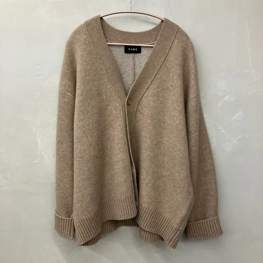 타임 울 가디건 100