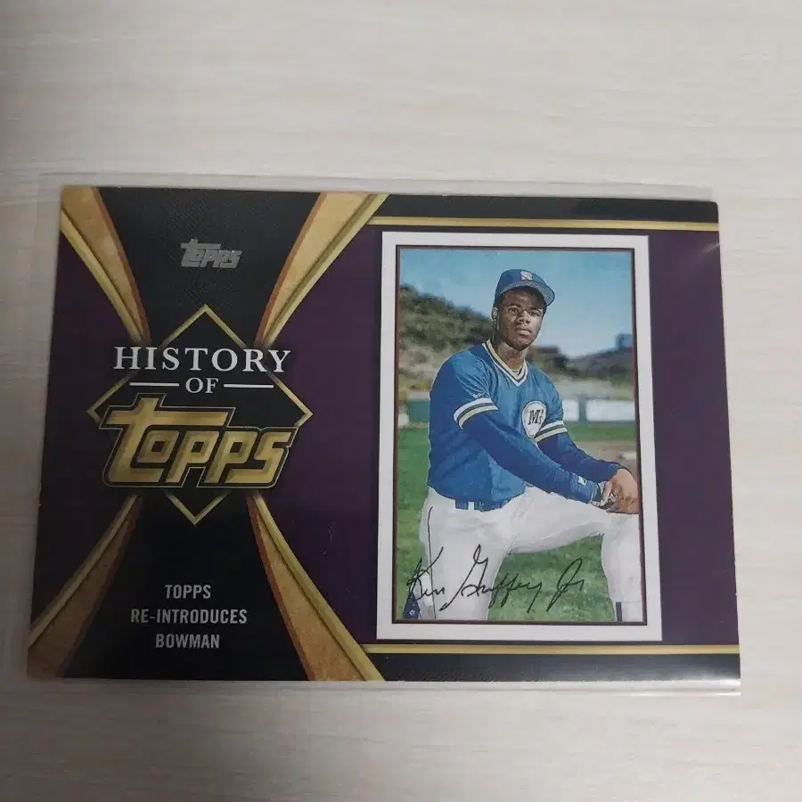 TOPPS HISTORY OF BOWMAN 야구 카드