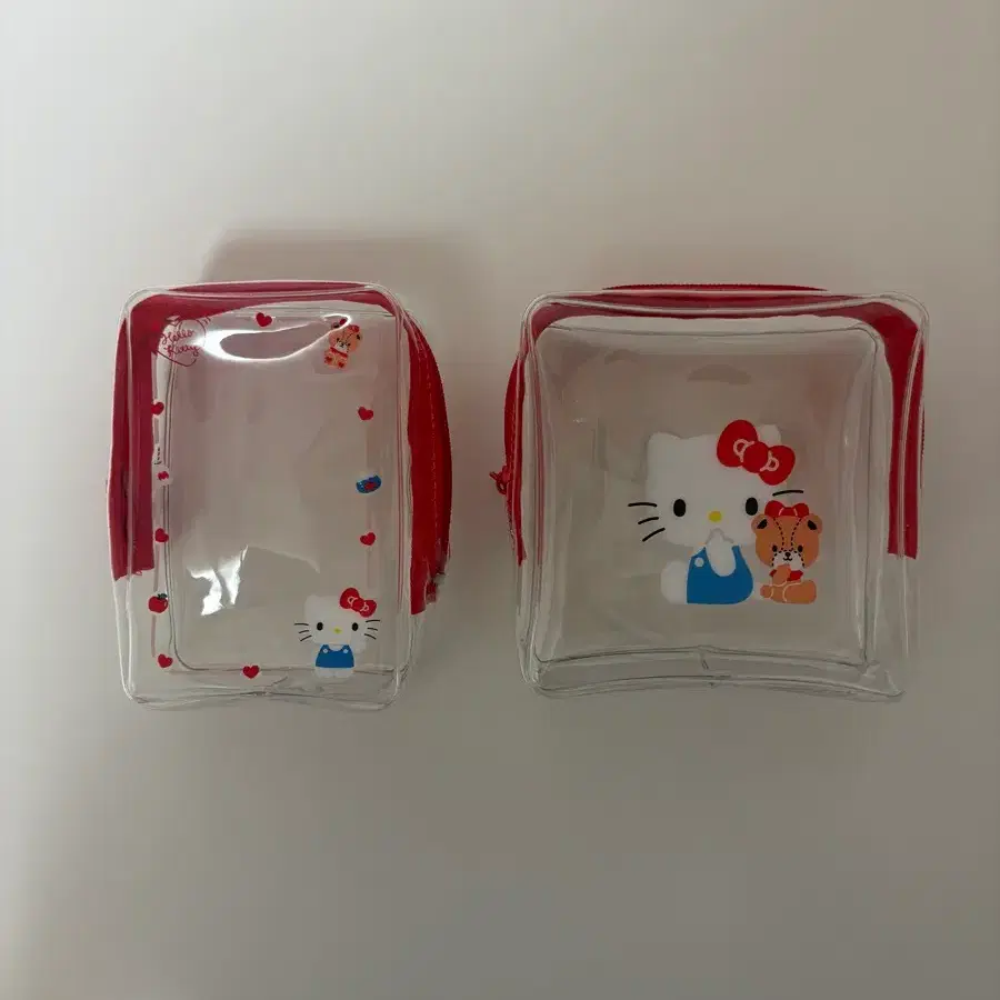 (일괄) 다이소 헬로키티 파우치 2개