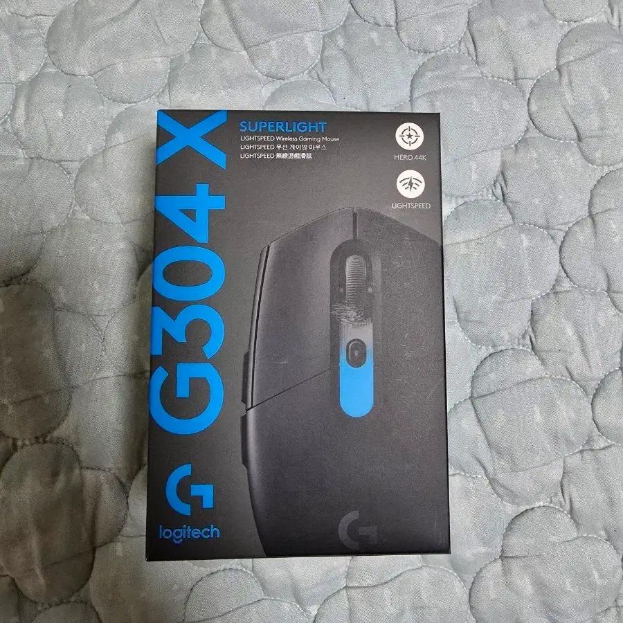 (한국정발 미개봉신품)로지텍 G304X 슈퍼라이트 무선 게이밍 마우스