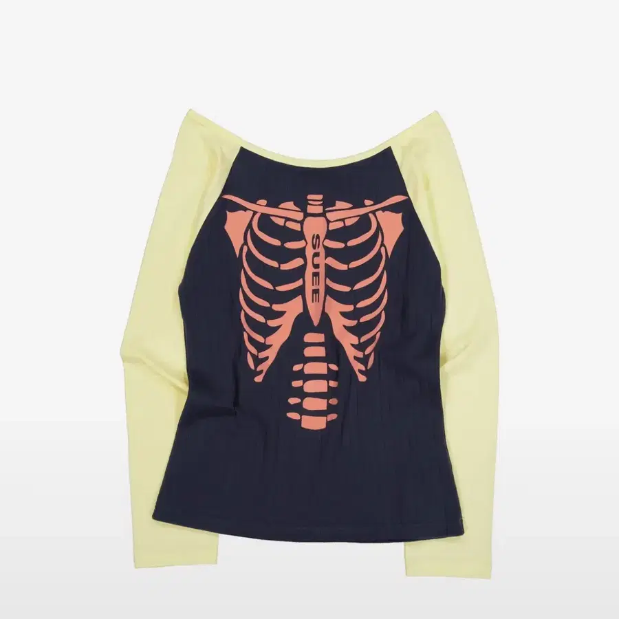 셋업이엑스이 스켈레톤 탑 레몬 SKELETON RAGLAN TOP