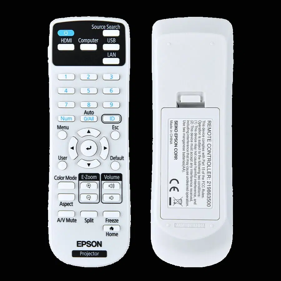엡손 신형 빔프로젝터 리모컨 EB-X51 EB-992F EB-L200F
