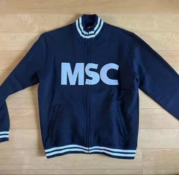 MSC 집업 맨투맨 자켓 네이비
