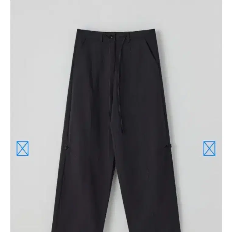 새상품) 타낫 Oxford string pants (charcoal)