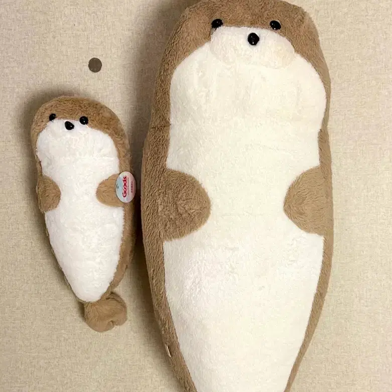 90cm 수달해달물개 중대형인형뽑기 바디필로우쿠션인형 일괄 처분