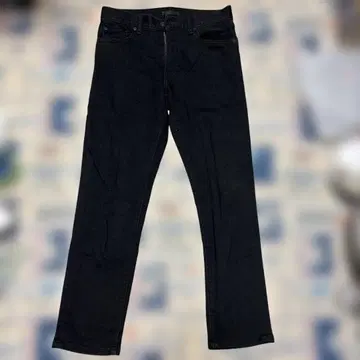 UNIQLO 남성용 블랙 스키니 데님 팬츠 Drip outfit