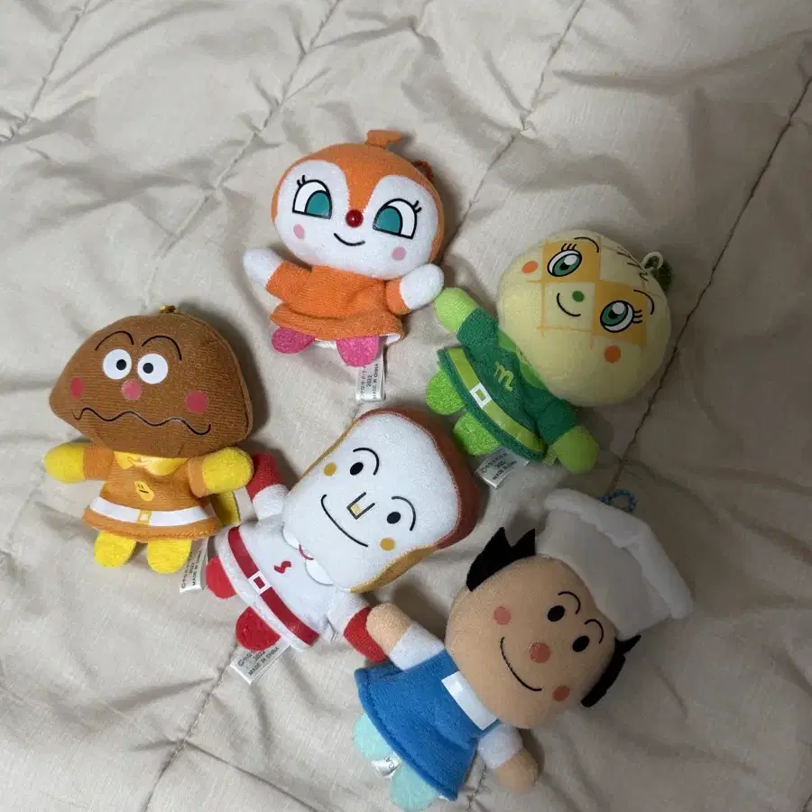 호빵맨 손가락인형 5종 일괄 판매