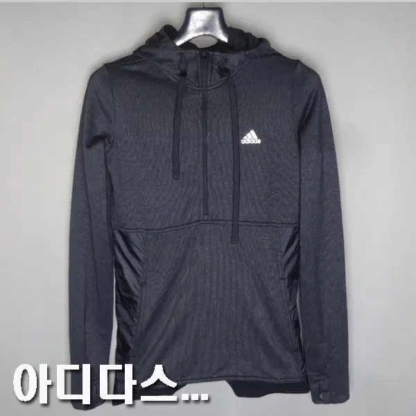 아디다스/여성85/반집업후드티셔츠/6157/달순구제154