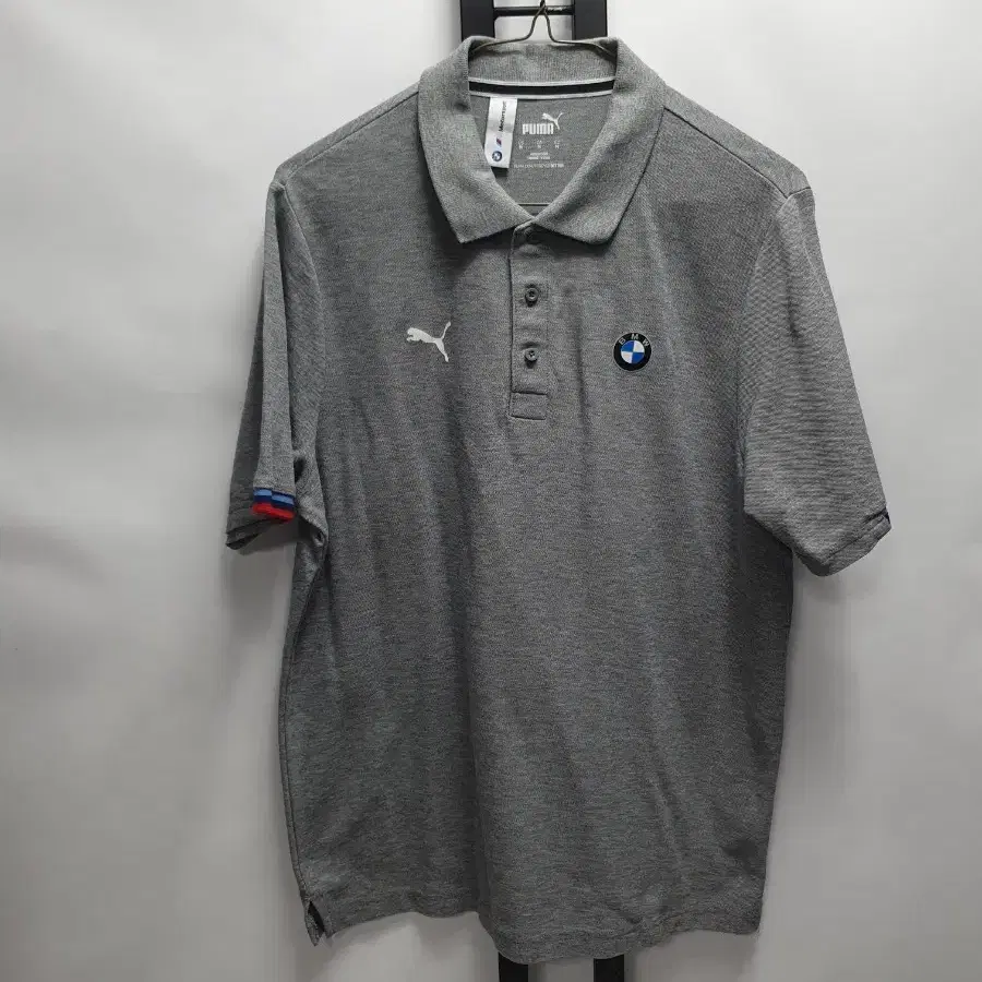 푸마 x BMW 반팔 카라티셔츠 그레이 m