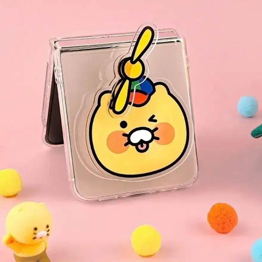 카카오프렌즈 스피너 그립톡 스탠드톡(프로펠러 춘식이)