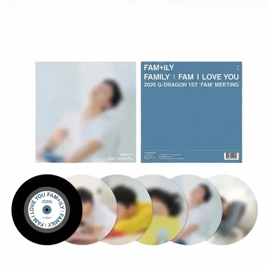지디 팬미팅 LP 포스터 세트[미개봉,새상품]