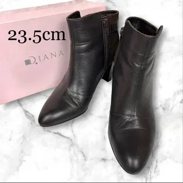 DIANA 다이애나 미들 부츠 신발 힐 23.5