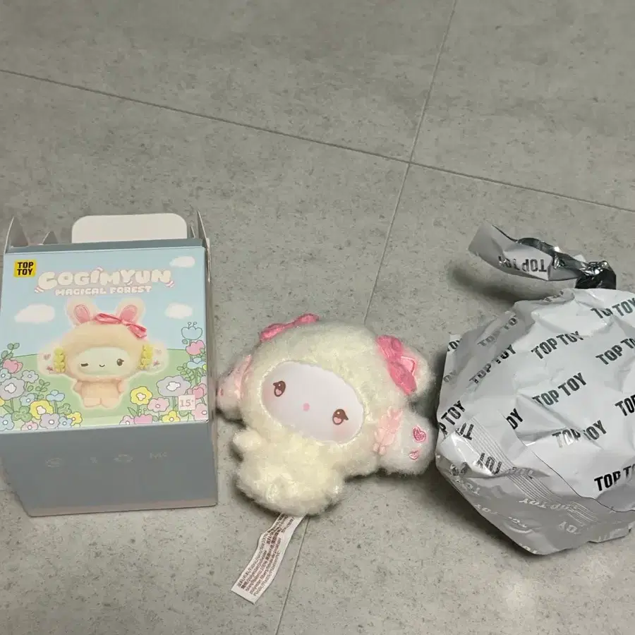 탑토이 산리오 코키뮹 피규어 키링 인형 푹신한 고양이