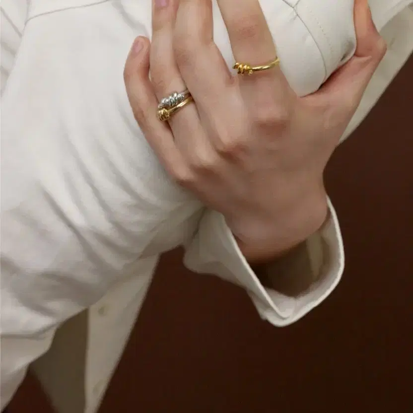 넘버링 wrapped coil ring #4603