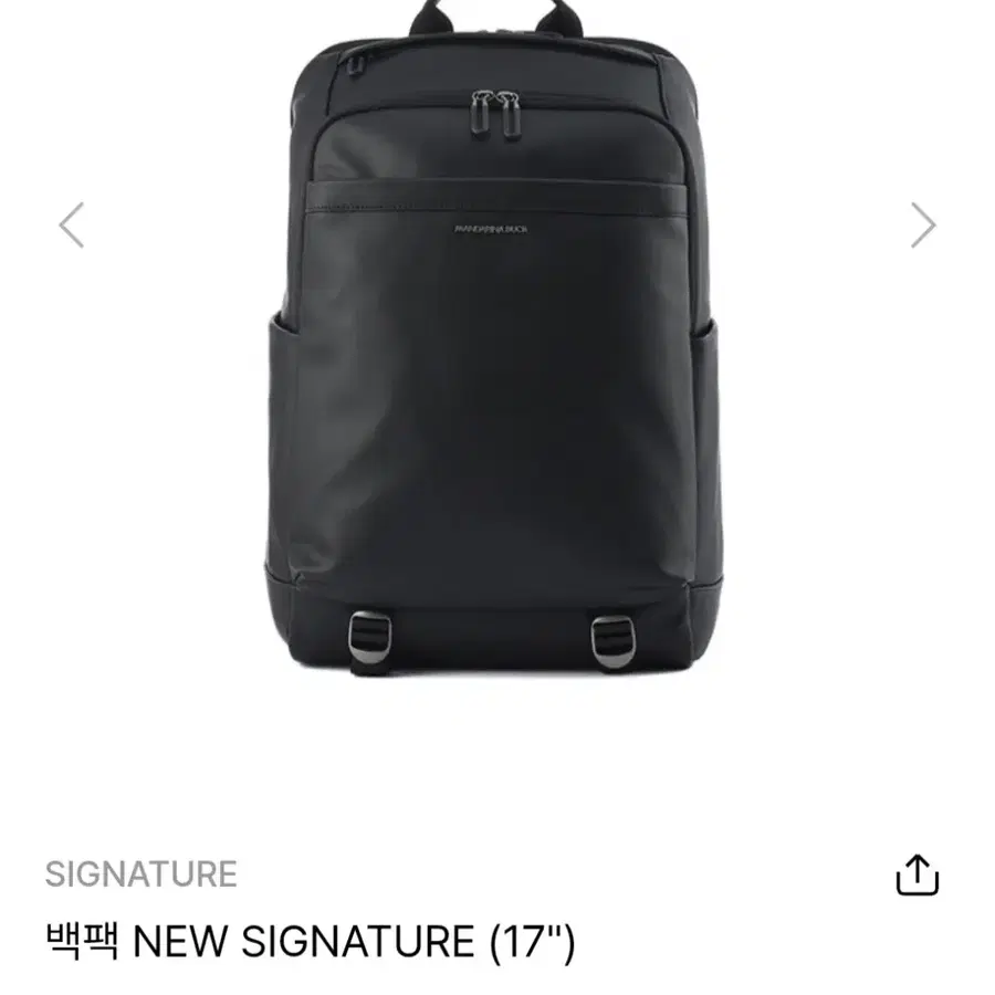 만다리나덕 NEW SIGNATURE 시그니처 남성 비즈니스 백팩 17형 S9T11651