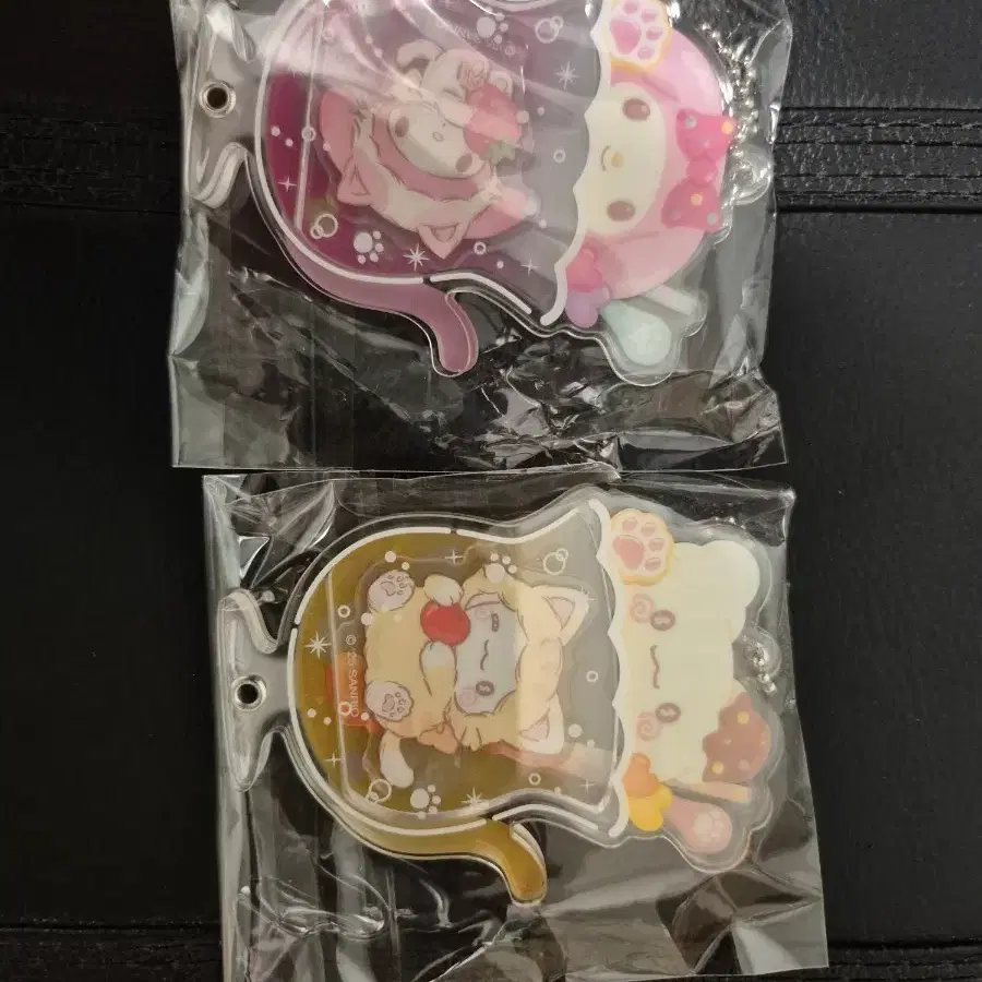 산리오 아크릴 키링 2개 세트