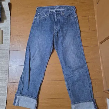 45R 45rpm 스트레이트 데님 팬츠 일본제 사이즈 30
