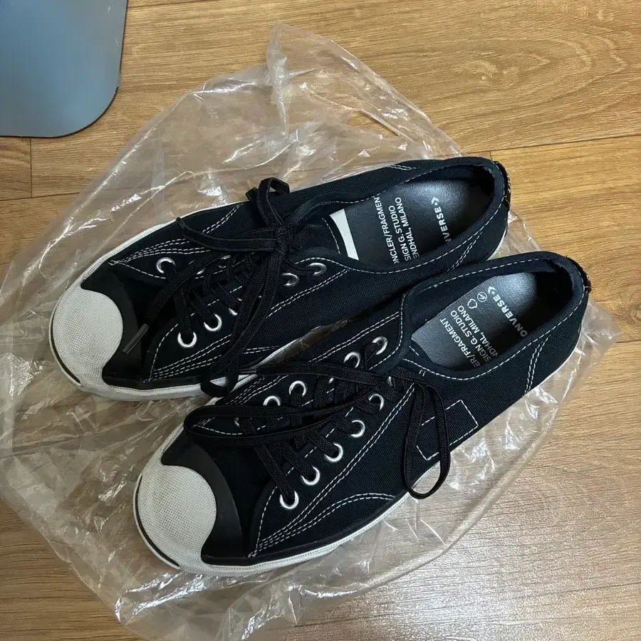 235 컨버스 몽클레어 프라그먼트 잭퍼셀 로우 블랙