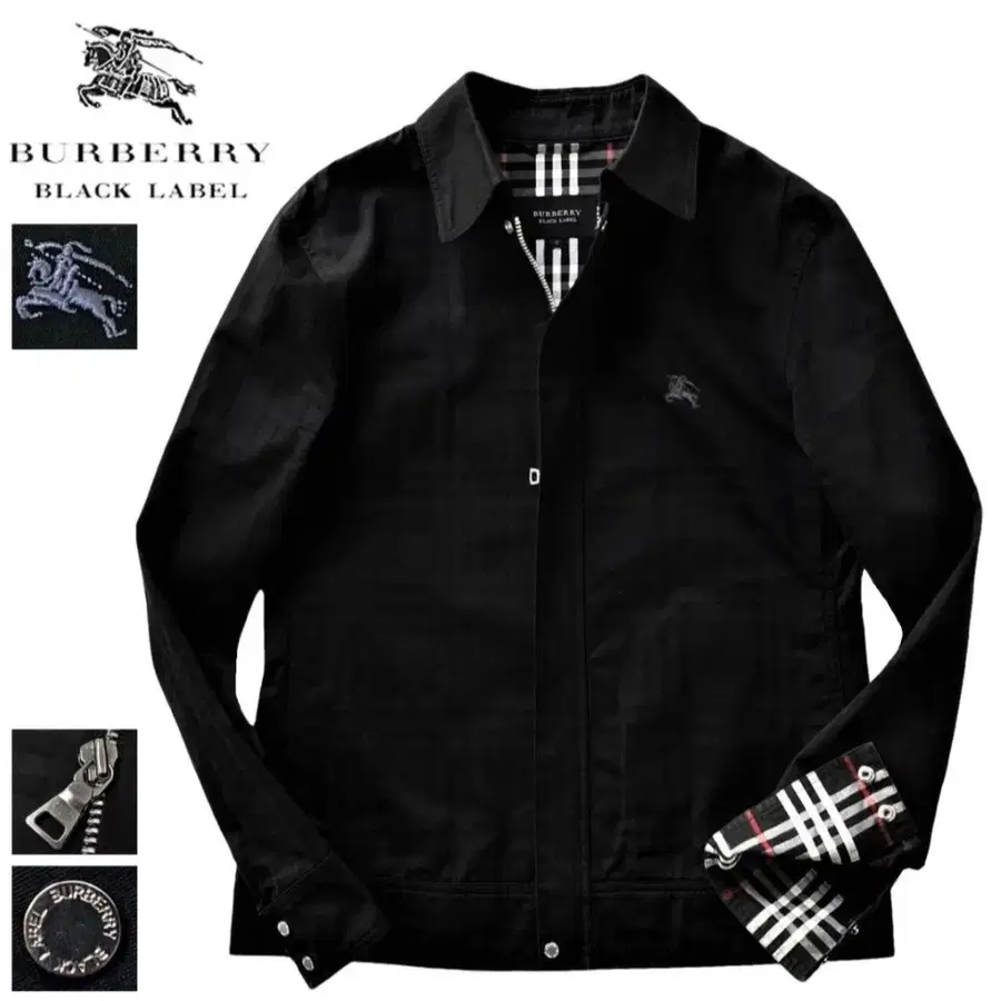 버버리 블랙라벨 BURBERRY BLACK LABEL 자켓 M size 노바체크 (남녀공용)