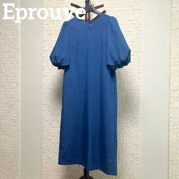 에프로브 Eprouve 롱 원피스 반팔 퍼프 슬리브 이너