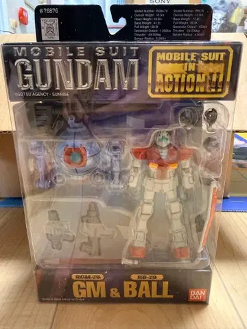 MOBILE SUIT IN ACTION!! GM & BALL