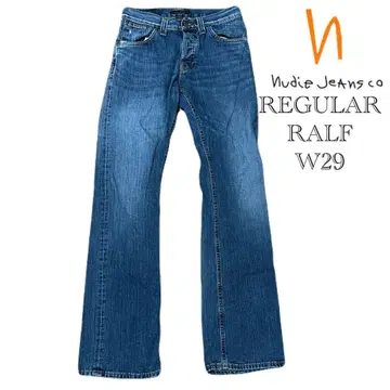 nudie Jeans/REGULAR RALF 플레어 데님/29/블루