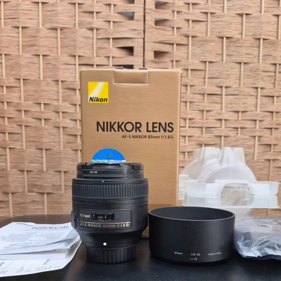 니콘/정품 AF-S85mm f/1.8G 박스풀셋