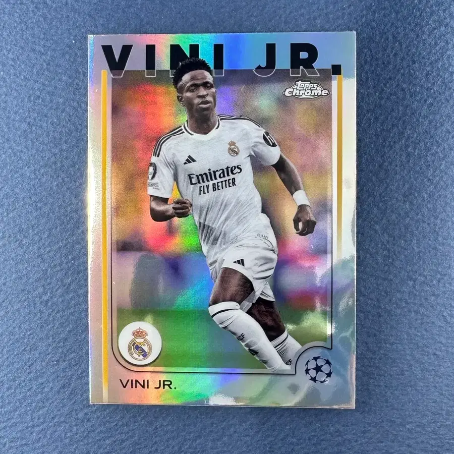 2024-25 Topps Chrome UEFA 비니시우스 주니어 Refractor Real Madrid