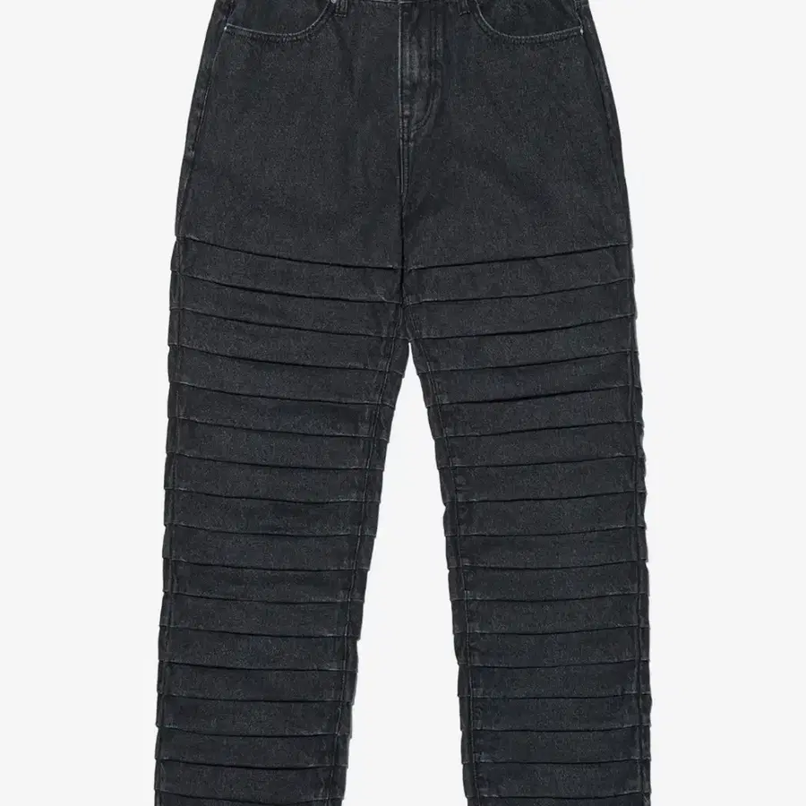 노메뉴얼 T.W DENIM PANTS - WASHED BLACK