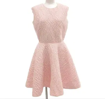 Giambattista Valli XXS 핑크 무릎 기장 원피스