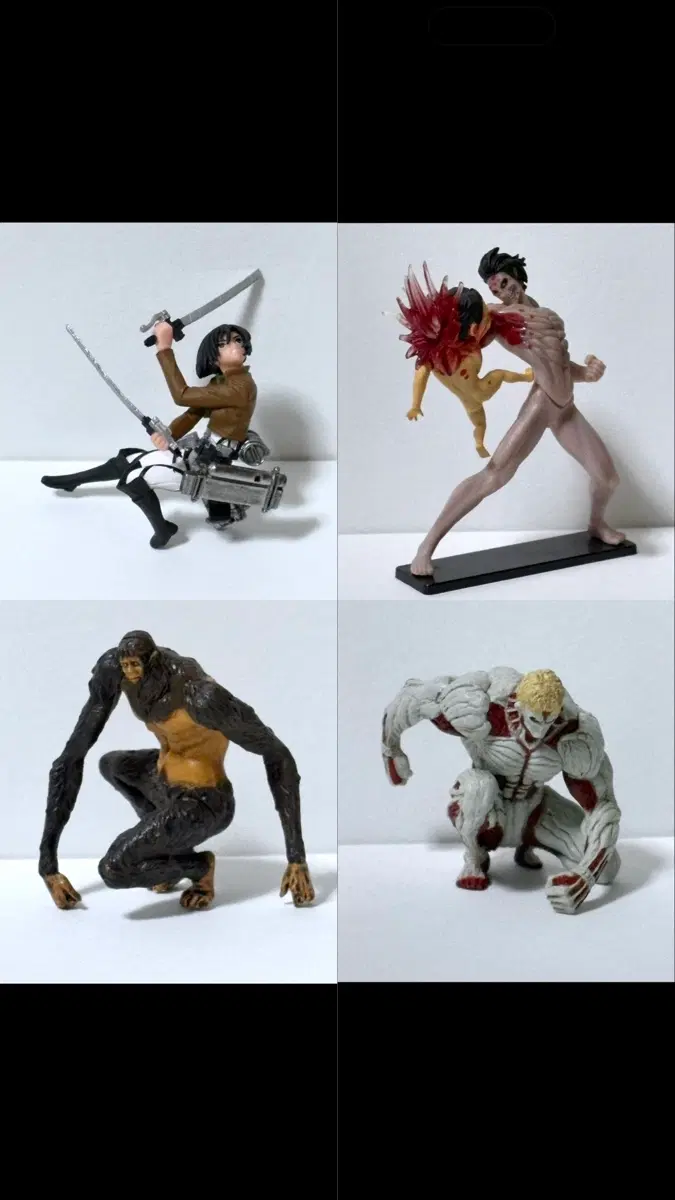 Attack on Titan Kaiyodo Capsule Q Gacha Figure Eren Mikasa Beast Titan Armored Titan