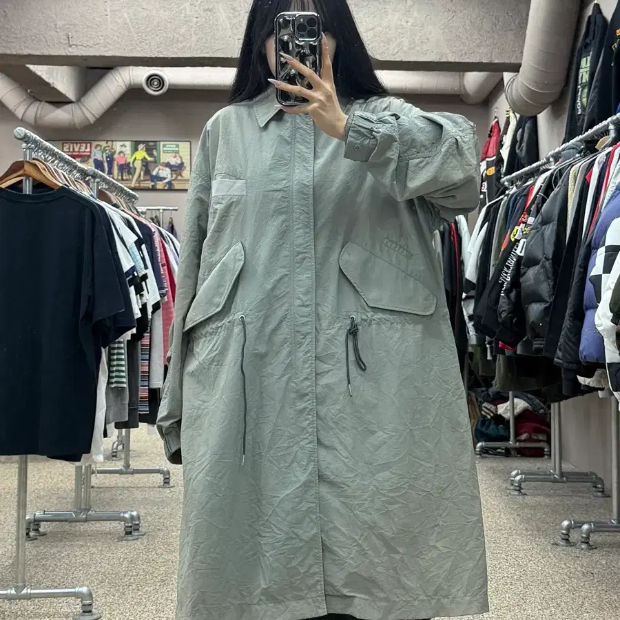 벌스데이스투 나일론 크링클 파카 S488