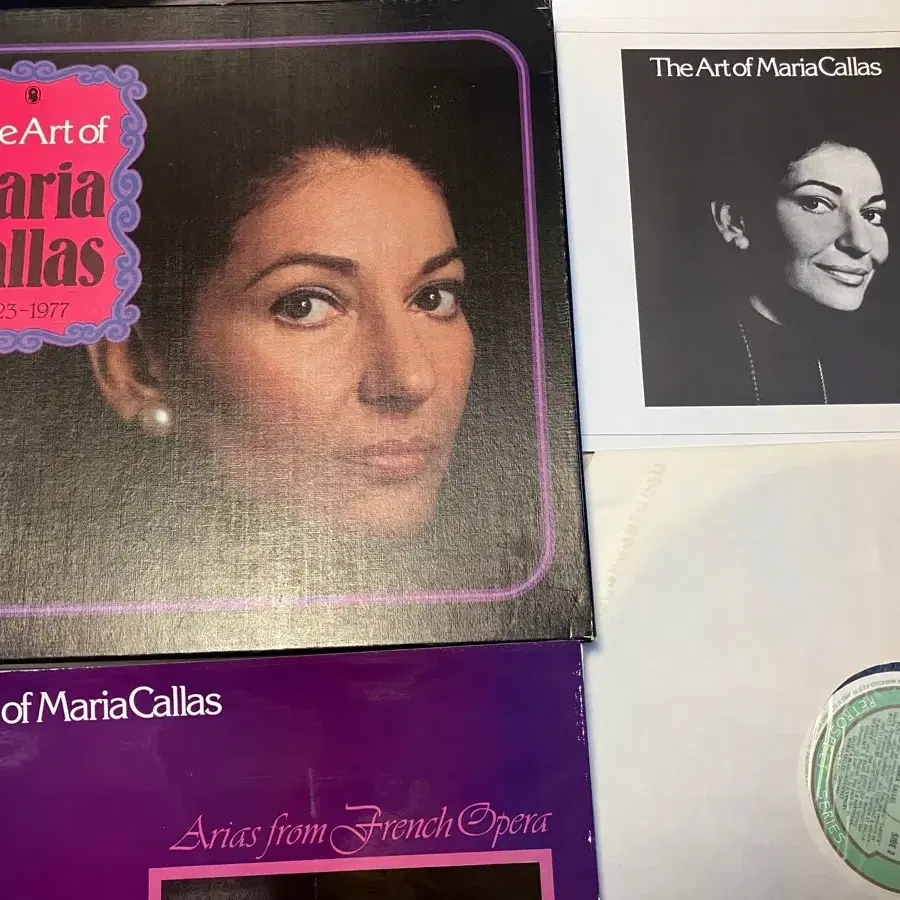 수입) 마리아 칼라스 더 아트 오브 LP 4장