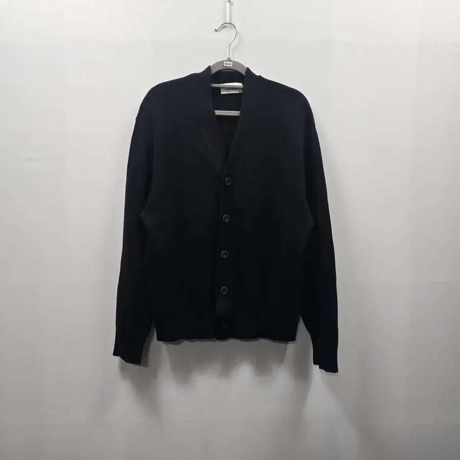 0940 [L] 커스텀어클락 소프트 베이직 브이넥 가디건 블랙