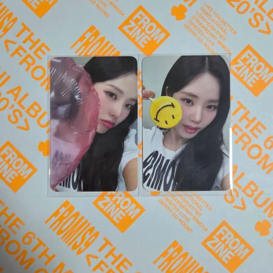 프로미스나인 위드뮤 미공포 박지원 포카(일괄)