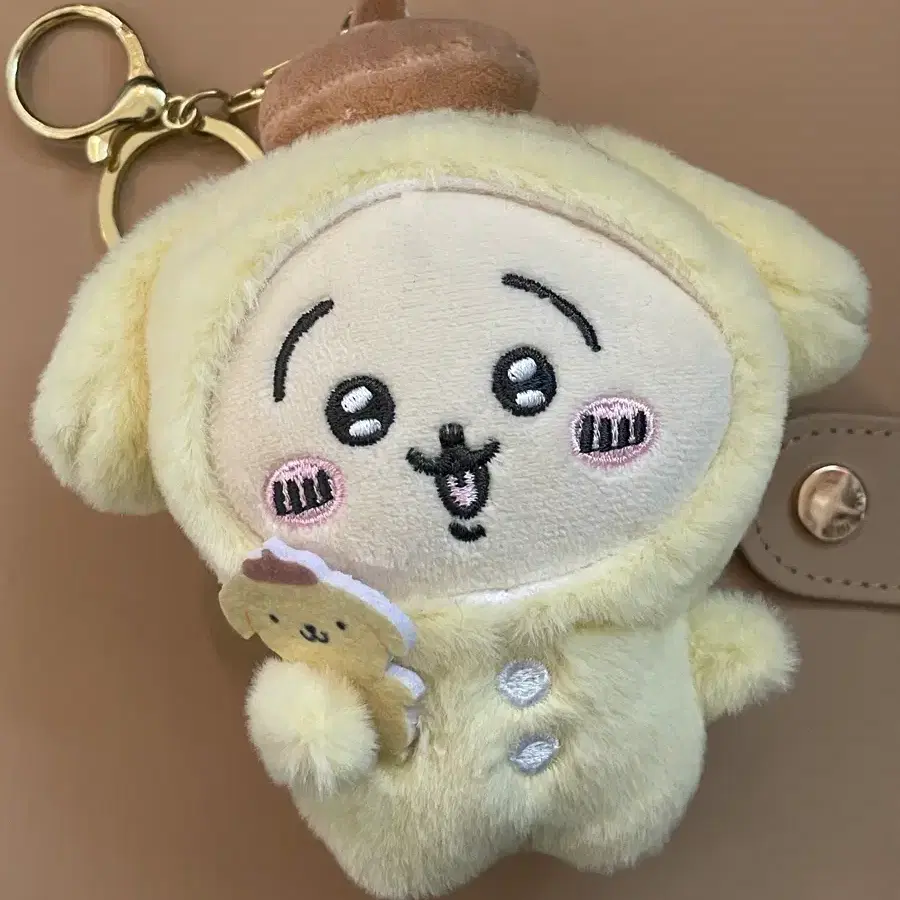 치이카와 먼작귀 폼폼푸린 우사기 인형 키링