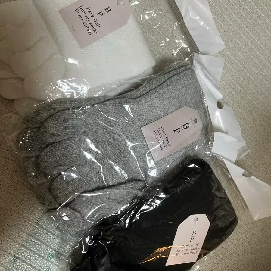 여성용 양말 B.P 골프 파크골프 양말 3켤레 세트